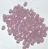 100 4mm Faceted Milky Amethyst Opal Firepolish Beads